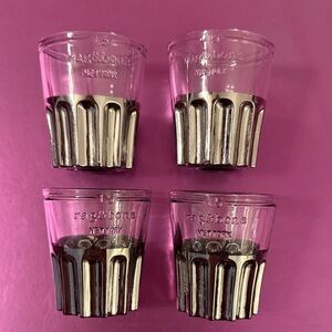Rag & Bone Pink and Silver Shot Glass Set